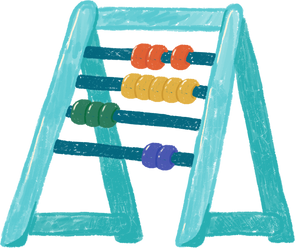 Hand-drawn Kids Abacus