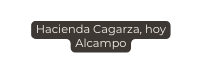 Hacienda Cagarza hoy Alcampo
